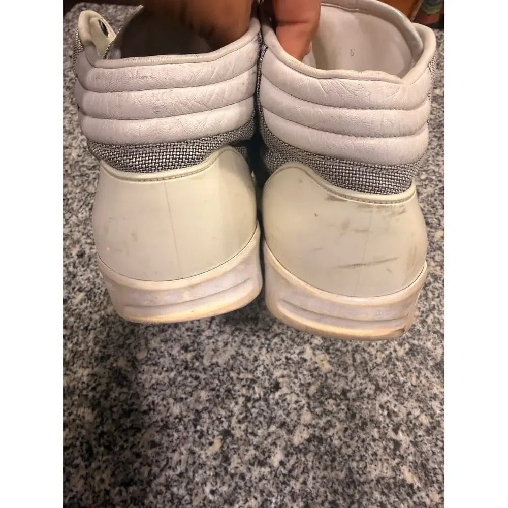 Gucci Bailing Fabric & Nappa Moorea Interlocking G High-Top Sneakers 12 - Picture 7 of 12